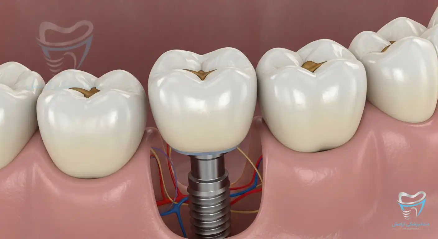 تصویر ایمپلنت دندان عقل