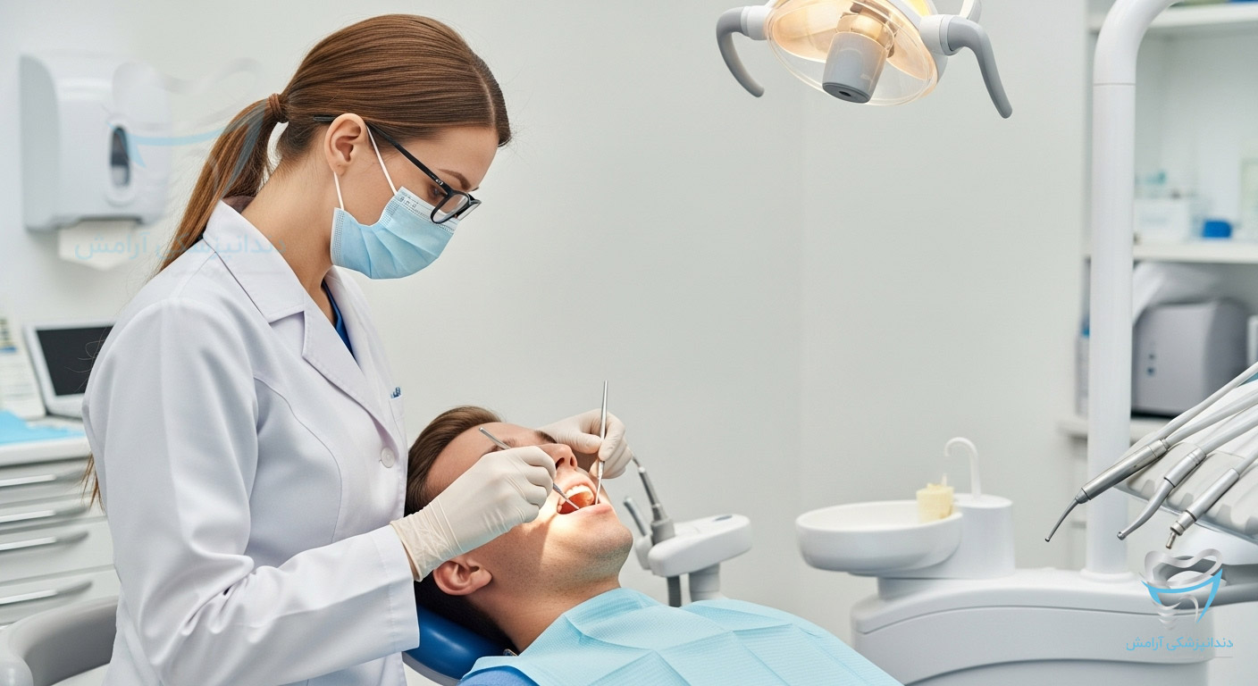 تصویری برای ایمپلنت دندان کج