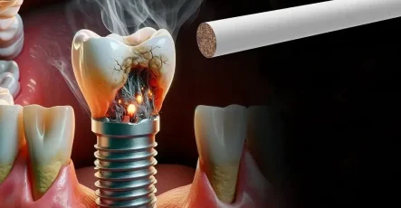 تاثیر سیگار بر ایمپلنت دندان
